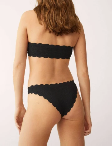 Sutien de baie Mango, negru Negru