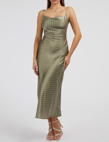 Rochie lunga Guess, verde