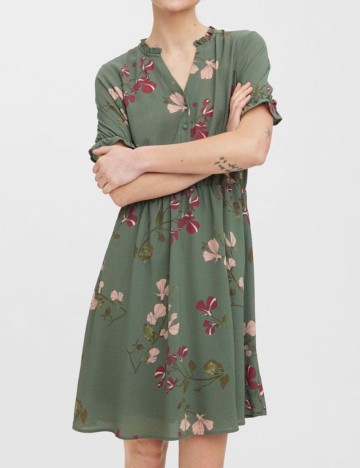 Rochie scurta Vero Moda, verde