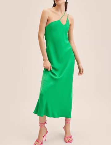 Rochie medie Mango, verde