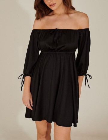 Rochie scurta NA-KD, negru, 36