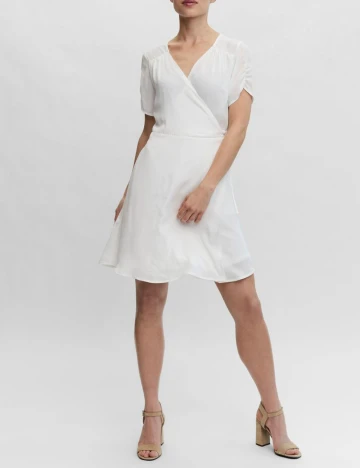 Rochie scurta Vero Moda, alb Alb