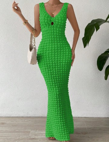 Rochie lunga SHEIN, verde