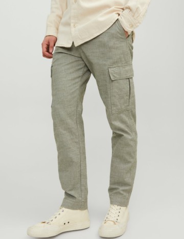 Pantaloni Jack&Jones, verde deschis