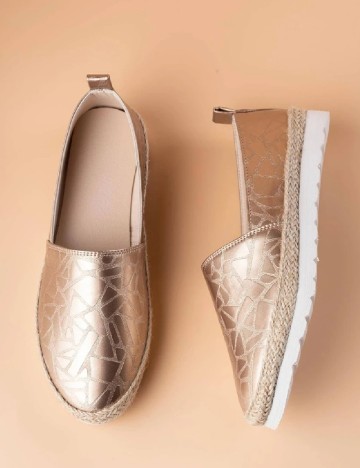 Espadrile SHEIN, auriu