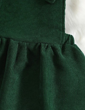 Rochie Shein Kids, verde inchis