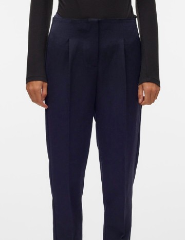 Pantaloni Vero Moda, bleumarin inchis