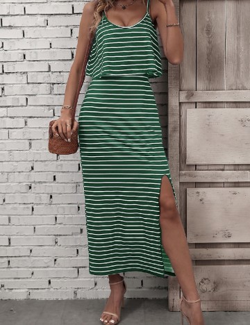 Rochie lunga SHEIN, verde