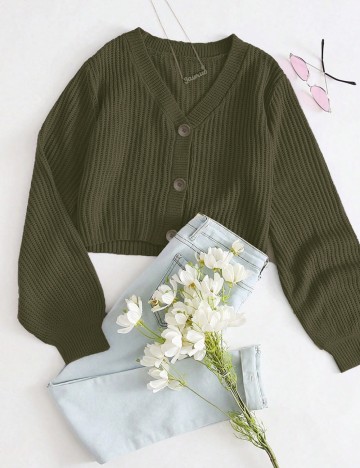 Cardigan SHEIN, verde