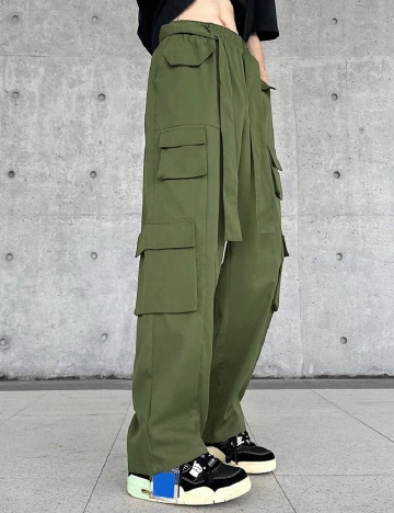 Pantaloni SHEIN, verde Verde