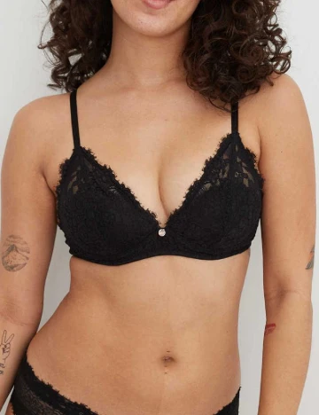 Sutien Aerie, negru Negru