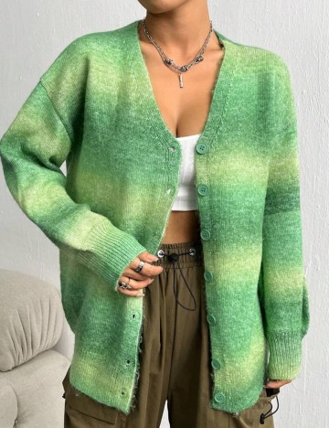 Cardigan SHEIN, verde