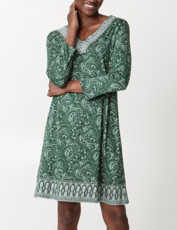 Rochie scurta Indiska, verde