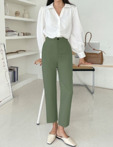 Pantaloni Dazy, verde