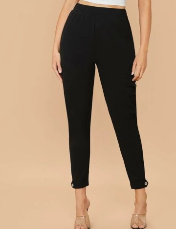 Pantaloni SHEIN, negru