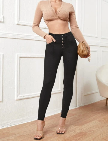 Pantaloni SHEIN, negru