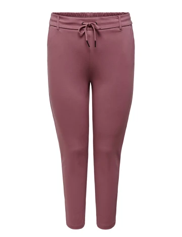 Pantaloni Only Carmakoma, roz Roz