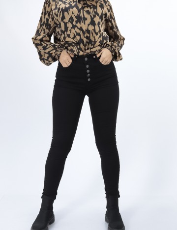 Blugi Jacqueline de Yong, negru, M/32