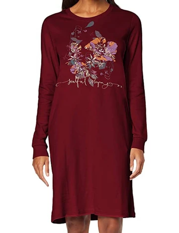 Rochie de noapte Triumph, grena Rosu