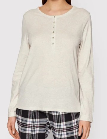 Bluza pijama Triumph, ecru, 46
