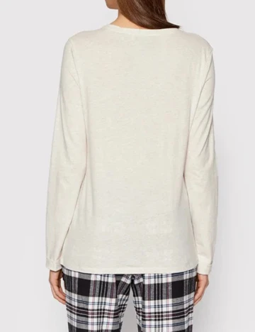 Bluza pijama Triumph, ecru