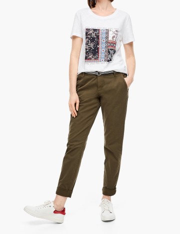 Pantaloni s.Oliver, kaki