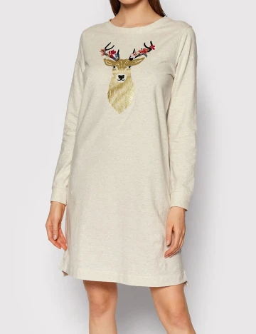 Rochie de noapte Triumph, ecru