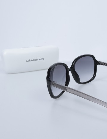 Ochelari de soare Calvin Klein Jeans, negru