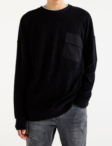 Bluza Pull&Bear, bleumarin