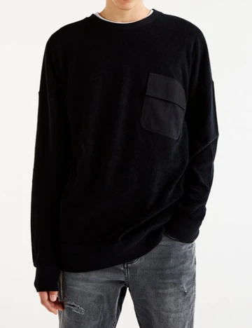 Bluza Pull&Bear, bleumarin Albastru