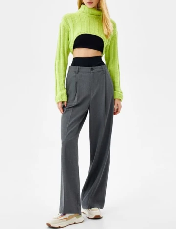 Top Bershka, verde neon Verde