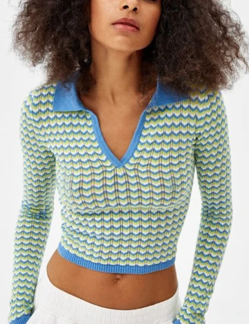 Top Bershka, mix culori