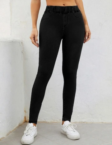 Blugi SHEIN, negru Negru