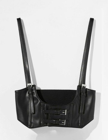 Corset Bershka, negru