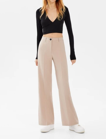 Pantaloni Bershka, bej