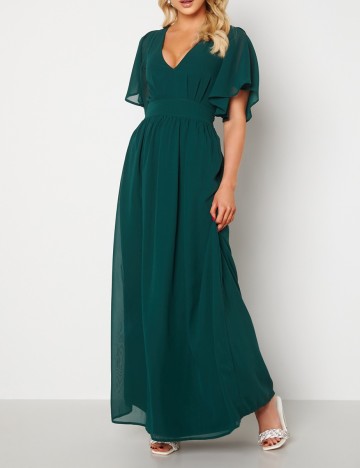 Rochie Lunga BUBBLEROOM, verde