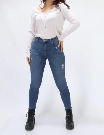 Blugi Only, albastru, S/34