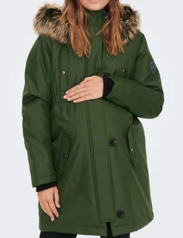 Geaca Only Maternity, verde Verde