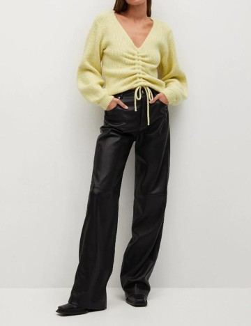 Pulover Mango, galben, L