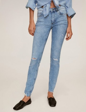 Blugi Mango, albastru