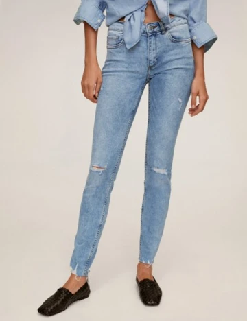 Blugi Mango, albastru