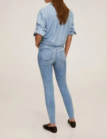 Blugi Mango, albastru