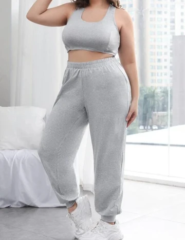 Compleu SHEIN CURVE, gri