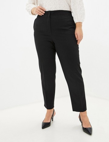 Pantaloni Mango Violeta, negru