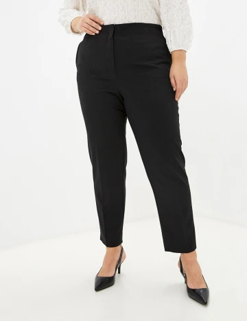 Pantaloni Mango Violeta, negru