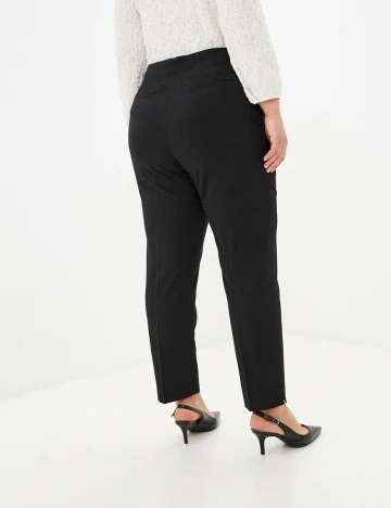 Pantaloni Mango Violeta, negru