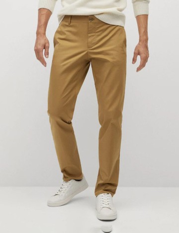 Pantaloni Mango, bej