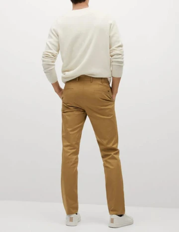 Pantaloni Mango, bej