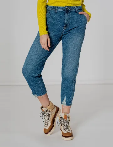 Blugi Jacqueline de Yong, albastru