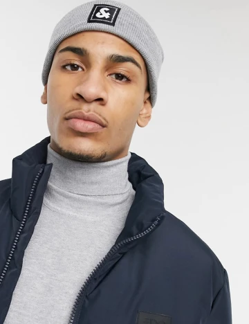 Caciula Jack&Jones, gri Gri